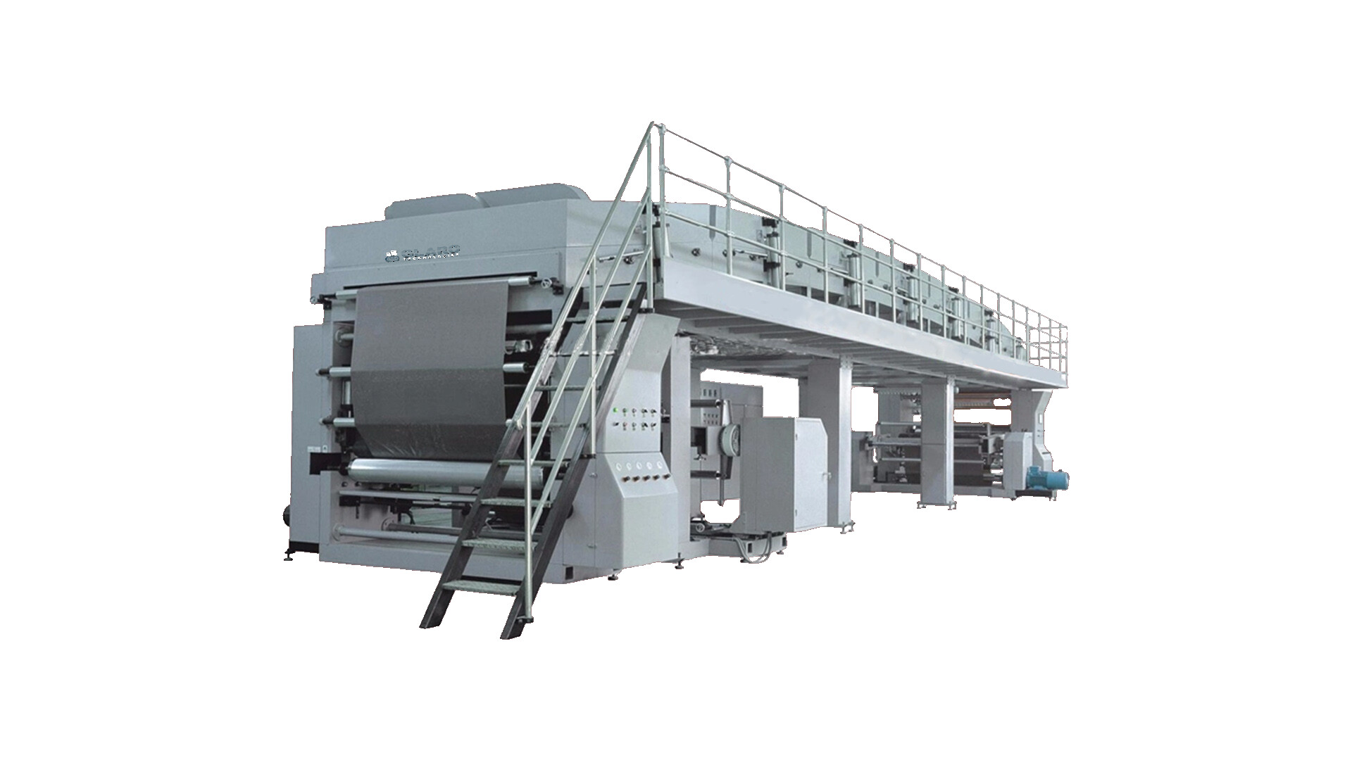 Adhesive coating machine for tape and lamination production